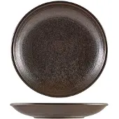 Genware Cinder Schwarz Tiefer Coupe Teller 28cm Terra