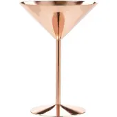 Genware Kupfer Martini Glas 24cl