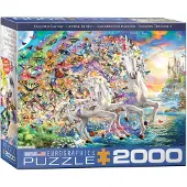 Eurographics Einhorn - Traumwelt 2000 Teile Puzzle