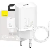 Baseus CCSUP-J02, Drinnen, AC, Weiß
