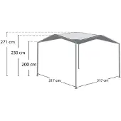 ShelterLogic Canopy Pacifica beige