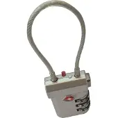 Travelsafe Kombinationsschloss TSA mit Kabel