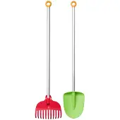 Fiskars Grundausstattung MyFirst 2-tlg., Aluminium, Kunststoff, Rot, Grün, 1062473