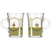 Holmegaard Christmas 2023 Hotdrinkglas 2er-Pack Klar/Mehrfarbig