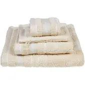 Pip studio Waschlappen Jasmin Jacquard Sand (Set von 3 Stück)