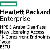 HP Aruba Networking ClearPass Access License 1K Concurrent Endpoints 1-year Subscription E-STU, 1000 Lizenz(en), 1 Jahr(e), Elektronischer Software-Download (ESD)
