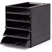 Durable IDEALBOX BASIC 5, Schwarz, C4, 5 Schublade(n), 250 mm, 32,2 cm, 332 mm