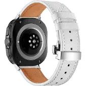 Cover-Discount Galaxy Watch Ultra (47mm) - Lederarmband Ersatz mit Butterfly Verschluss