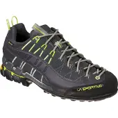 La Sportiva Hyper Gtx, Approach Footwear, 42, Carbon/Neon (Grey) -