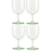 Bodum Rotweinglas Oktett Kunststoff Pistazie 250 ml (4er-Set)