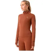 Super.natural Women's Flear Roll Neck Basisschicht aus Merinowolle