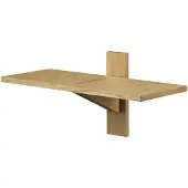 FDB Møbler - B100 Wandregal 23 x 50 cm, Eiche natur