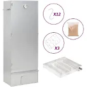 vidaXL Räucherofen mit Kaltrauchgenerator Verzinkter Stahl
