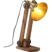vidaXL Schreibtischlampe 25 W Antik-Messing 23x13x52 cm E27