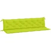 vidaXL Gartenbank-Auflagen 2 Stk. Hellgrün 200x50x7 cm Oxford-Gewebe