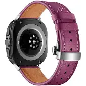 Cover-Discount Galaxy Watch Ultra (47mm) - Lederarmband Ersatz mit Butterfly Verschluss