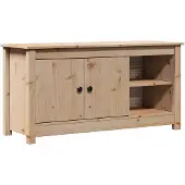 vidaXL TV-Schrank 103x36,5x52 cm Massivholz Kiefer