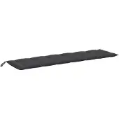 vidaXL Gartenbank-Auflage Melange Anthrazit 200x50x7 cm Stoff