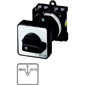 Eaton T0-1-15431/Z, Kippschalter, 1P, Schwarz, Weiß, IP65, 48 mm, 48 mm