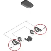 Shimano Befestigungsschelle für E-BIKE SYSTEMS Display - rechts & links, ca. ....