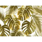 Living Walls Fototapete "Designwalls Palm Leaves 2" glatt Vlies, Wand, Schräge, Decke