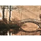 Living Walls Fototapete "Designwalls Park Bridge 2" glatt Vlies, Wand, Schräge, Decke