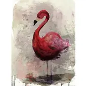 Living Walls Fototapete "ARTist Flamingo" Vlies, Wand, Schräge