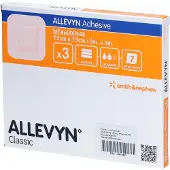Allevyn Adhesive 7,5x7,5 cm haftende Wundauflage 3 St Verband