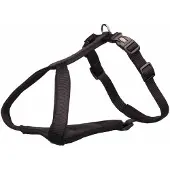 Trixie Premium Y-Geschirr - schwarz - 85-105 cm/25 mm