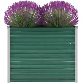 vidaXL Garten-Hochbeet Verzinkter Stahl 100x40x77 cm Grün