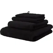 Aquanova Badehandtuch London Schwarz (70 x 130 cm)