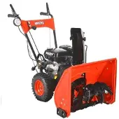 HECHT Schneefräse Benzin 9555 SE | 56 cm Arbeitsbreite |4,0 kW / 5,5 PS | 2-Stufig | Elektrostarter | 40 cm Arbeitshöhe | LED