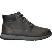 SKECHERS Relaxed Fit: Garlan - Deno Veterschoenen Hoog - Donkergrijs - Maat 44