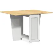 vidaXL Butterfly-Esstisch Klappbar Corona Weiß Massivholz Kiefer