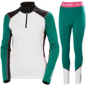 Helly Hansen Lifa Merino Midweight Pant, Damen, grün