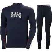Helly Hansen Lifa Merino Midweight Pant, Herren, Navy