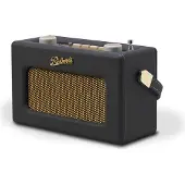 Roberts Revival Uno BT, Tragbar, Analog & Digital, DAB, DAB+, FM, Schwarz, Drehregler, Extern