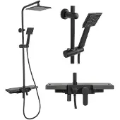 REA Duschgarnitur Bravo Black