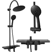 REA Duschset Vigo Black