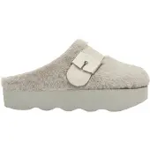 Scholl Clog Greta E Synthetic Fur Damen Taupe-Schuhgröße 36