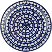 Bunzlau Castle Essteller Plat Blue Valentine (25 cm)