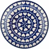 Bunzlau Castle Teller Plat Blue Valentine (19,5 cm)