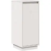 vidaXL Sideboard Weiß 31,5x34x75 cm Massivholz Kiefer