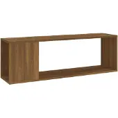 vidaXL TV-Schrank Braun Eichen-Optik 100x24x32 cm Holzwerkstoff