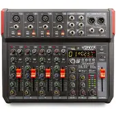 VONYX VM-KG08 - 8-kanaals mengpaneel Bluetooth, DSP, mp3 speler en USB audio interface
