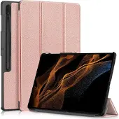 Cover-Discount Galaxy Tab S9 Ultra - Tri-fold Smart Case roségold