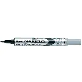 Pentel Whiteboardmarker Maxiflow, Schreibspitze 2 mm, 12 Stück, schwarz