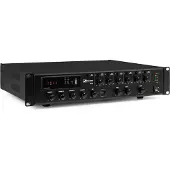 Power Dynamics PMP240 6 ZONE -Verstärker - perfekt für Rundfunkanlagen - mit Bluetooth - 240W