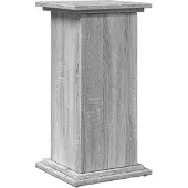 vidaXL Postament mit Stauraum Grau Sonoma 31x30x60 cm Holzwerkstoff