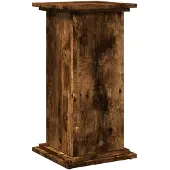 vidaXL Postament mit Stauraum Räuchereiche 31x30x60 cm Holzwerkstoff